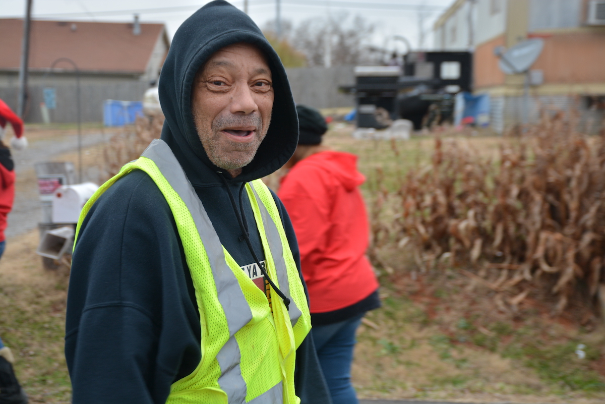 One resident who also began volunteering to help his neighbors.