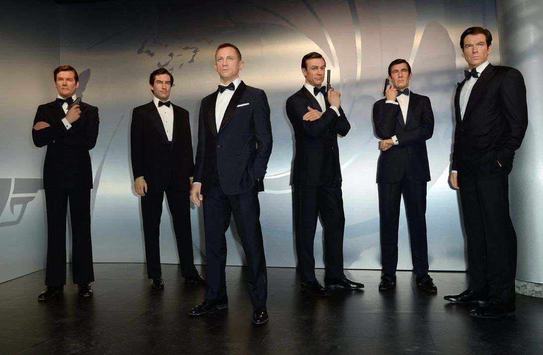 James Bond actors portrayed at Madame Tussaud's