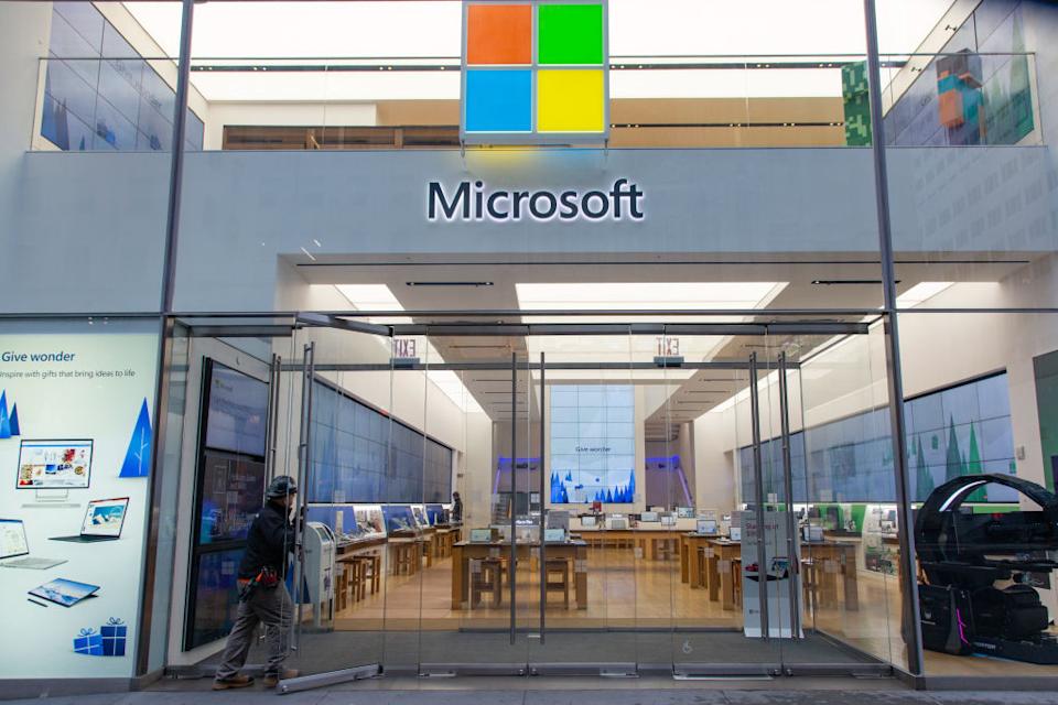 Image of Microsoft store in New York