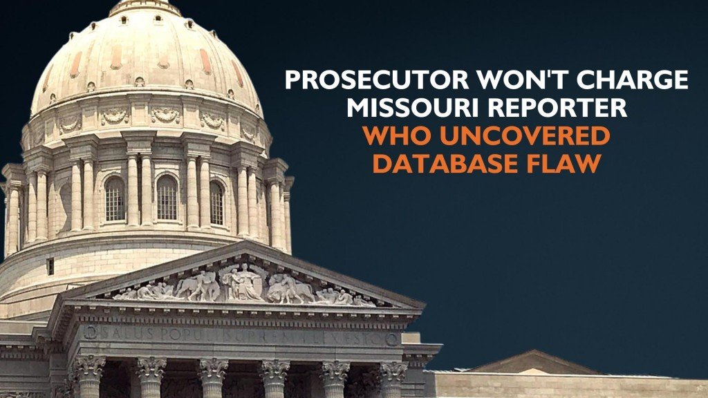 Prosecutor Wont Charge Reporter Who Uncovered Database Flaw