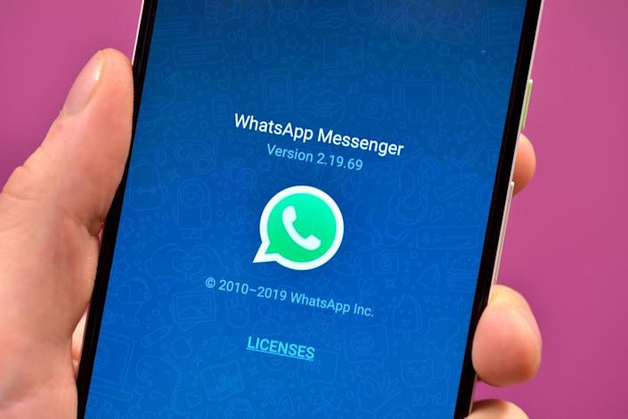 The messages were allegedly sent on WhatsApp (Nick Ansell/PA) (PA Wire)
