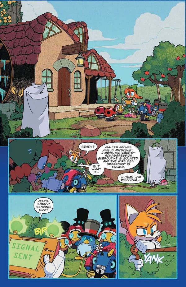 Interior preview page from Sonic the Hedgehog #49