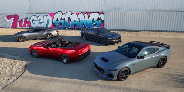 The 2024 Mustang will be available in coupe and convertible styles.