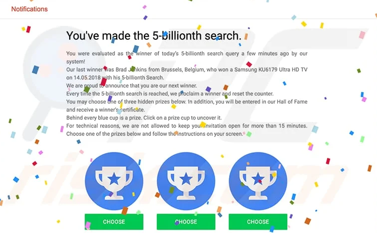 5 billionth search
