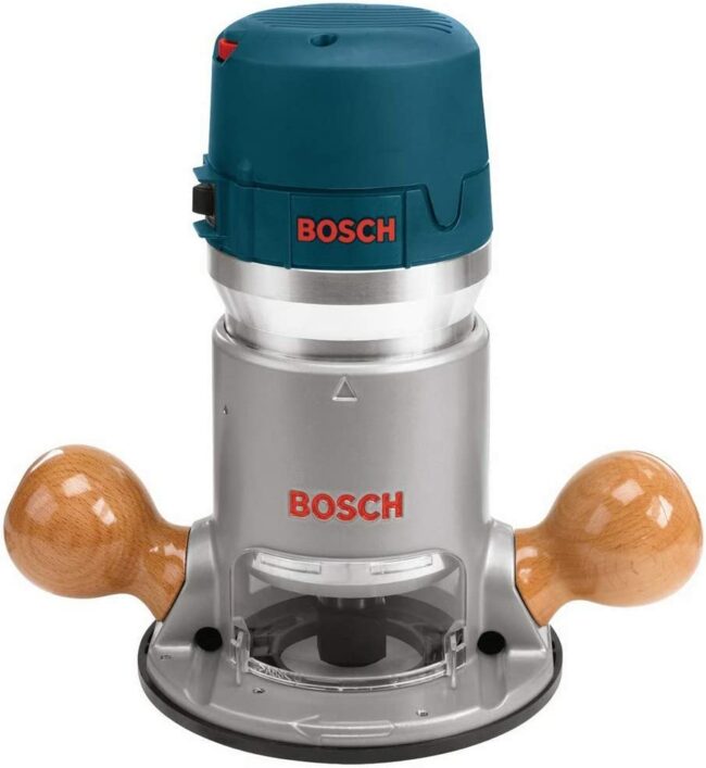 Bosch fixed-base router product photo on white background