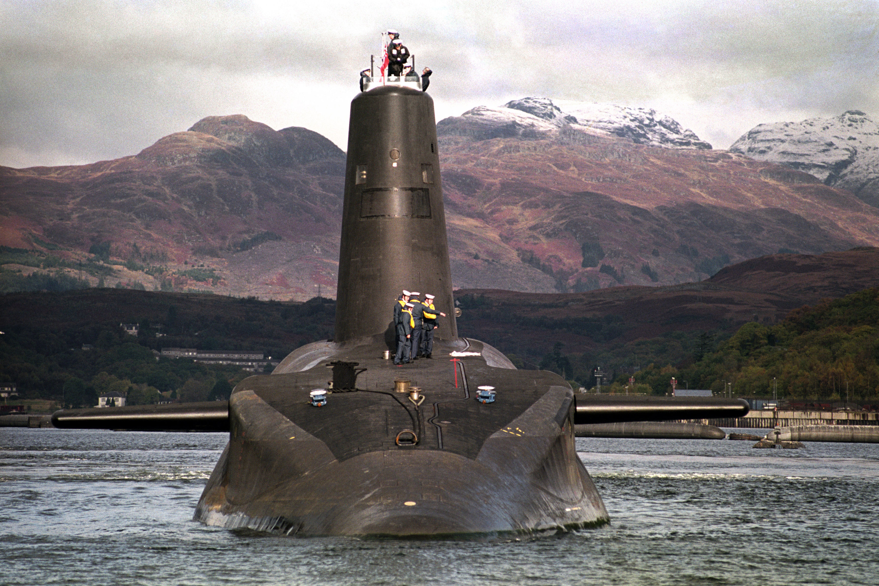 The Royal Navy’s Trident-class nuclear submarine Vanguard