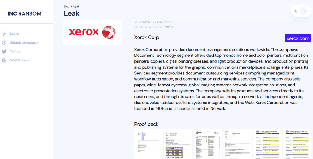 Xerox Corp