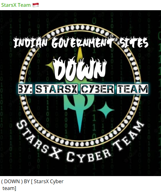 Cyberattack on Indian Government Websites