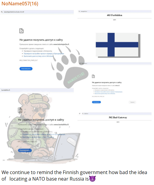 cyberattack on Finland
