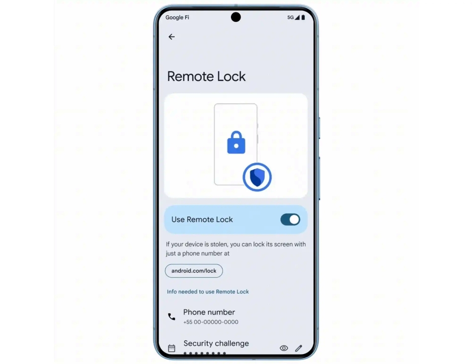 Remote Lock Feature Android