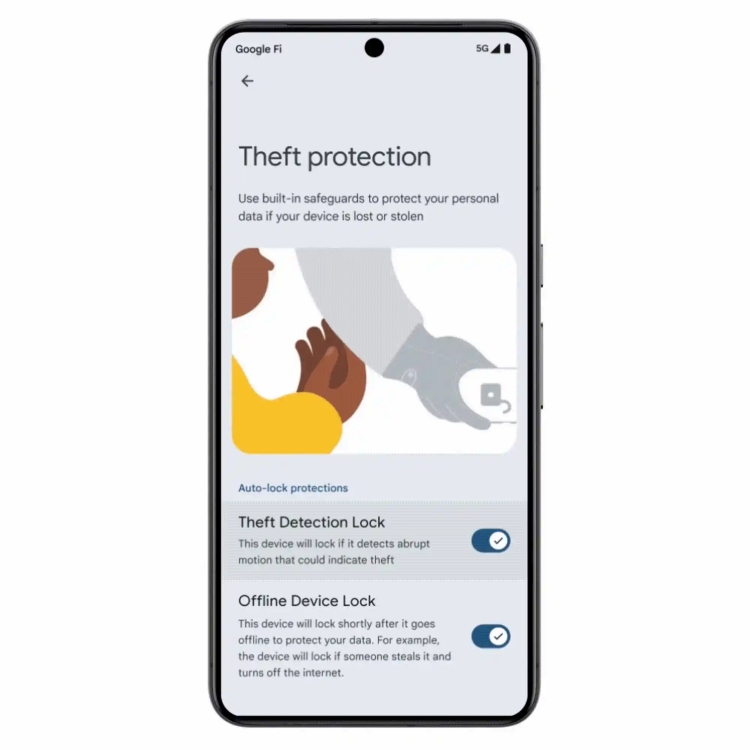 Theft Detection in Android 